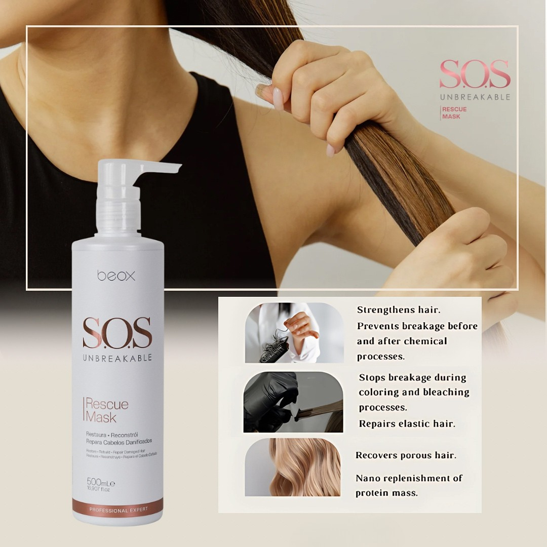 قناع إنقاذ الشعر ومنع التكسر SOS من بيوكس
