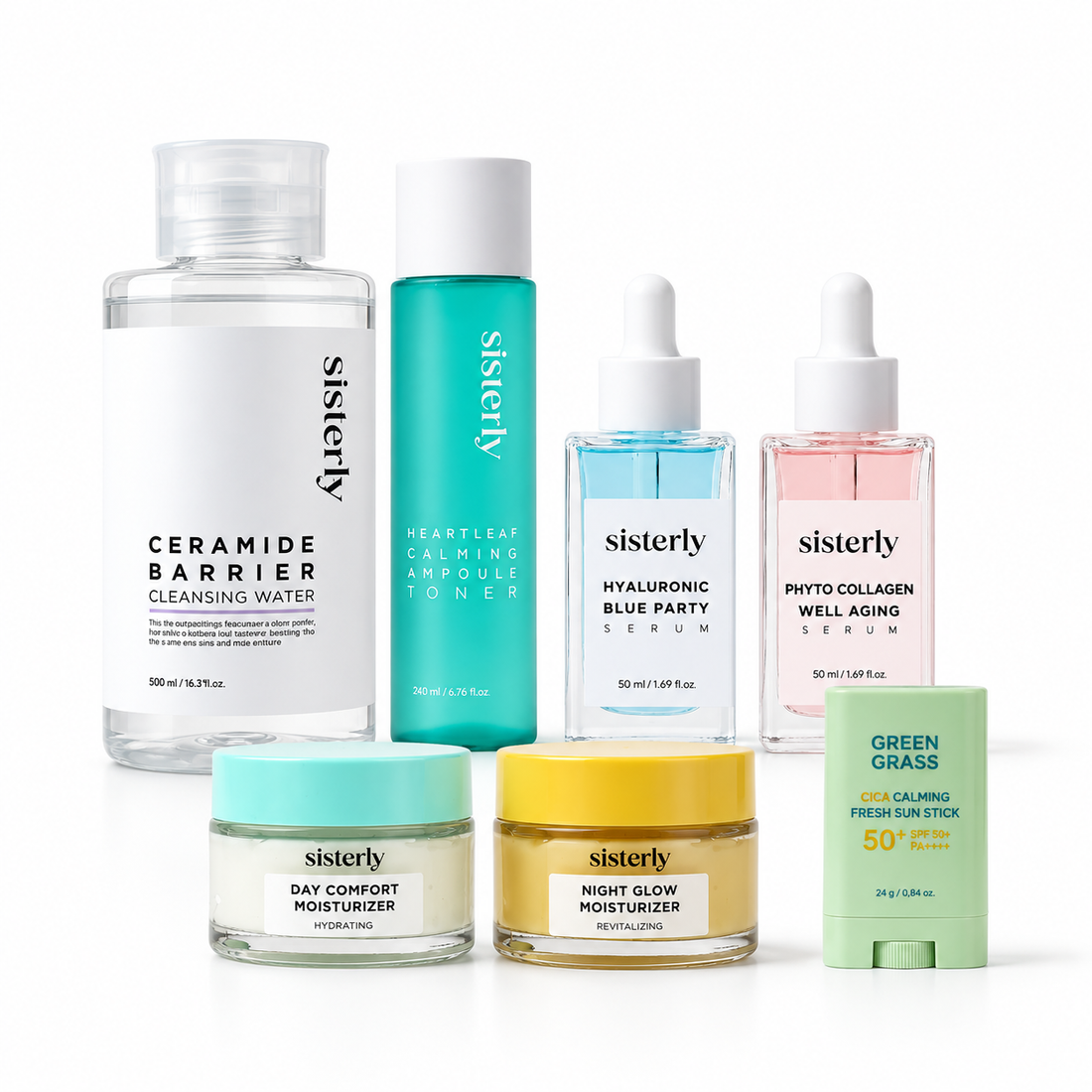 7-Step Complete Skincare Routine Kit – Hydration & Glow