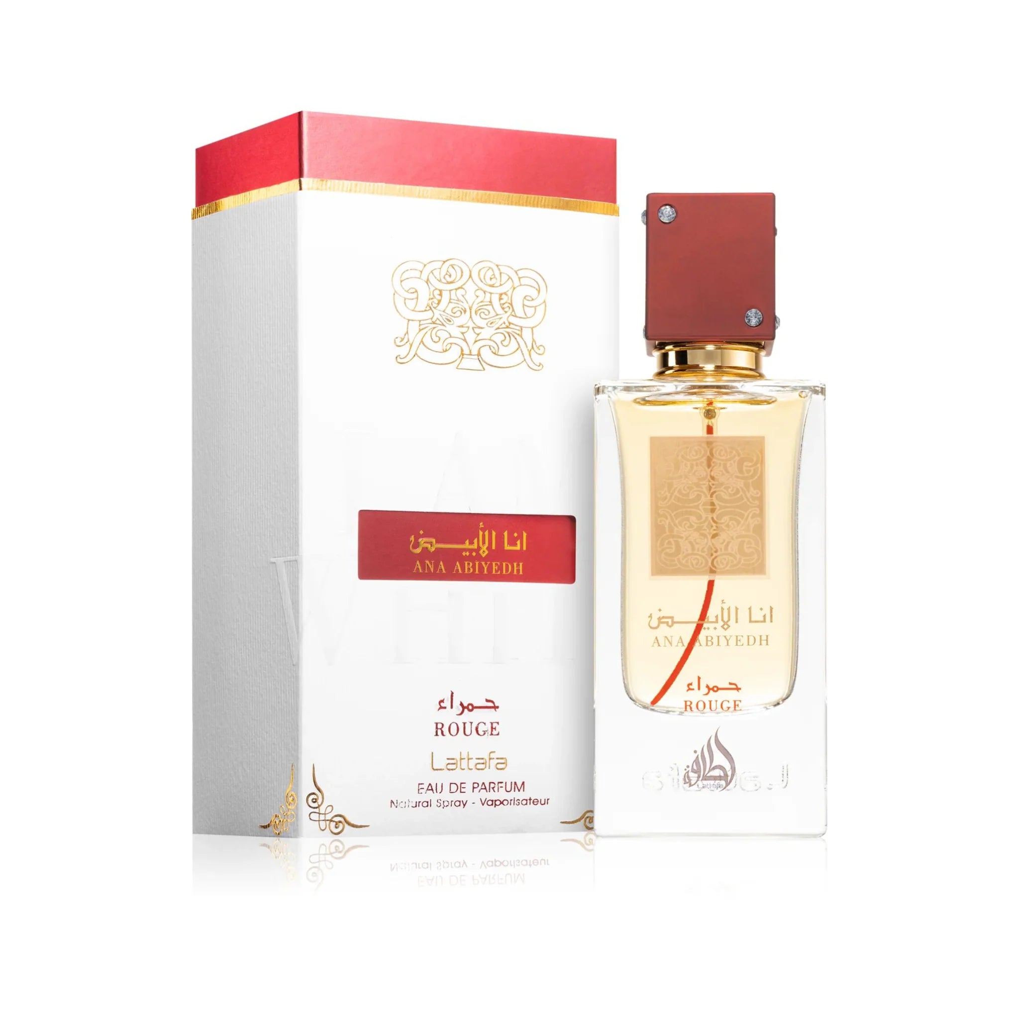 Lattafa Ana Abiyedh Rouge Unisex Eau De Perfume, 60 Ml