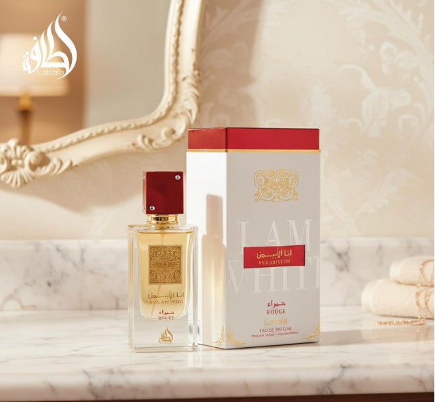 Lattafa Ana Abiyedh Rouge Unisex Eau De Perfume, 60 Ml