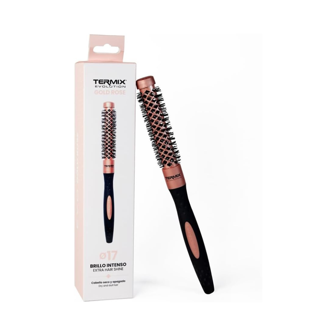 Termix Professional Evoluton Gold Rose Round Hair Brush 17