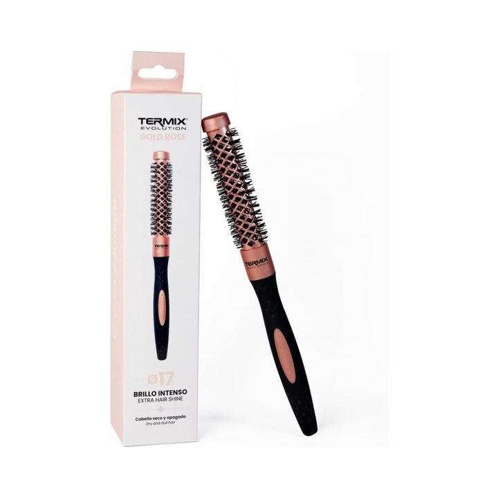Termix Professional Evoluton Gold Rose Round Hair Brush 17