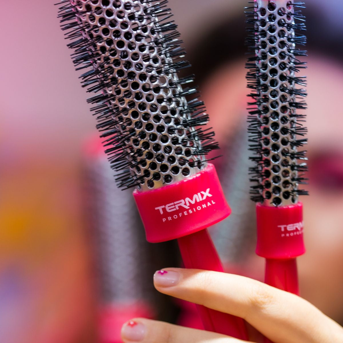 Termix Professional Hair Brushes Set Red Maganta (17,23,28,32)